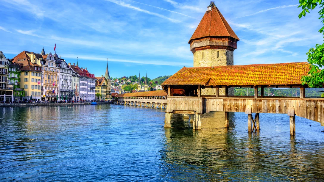 Chapel bridge in lucerne