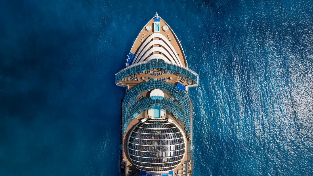 PCL Princess Cays Bahamas Sun SU In Port Drone C Trantina 020925 0605 RGB expand solus