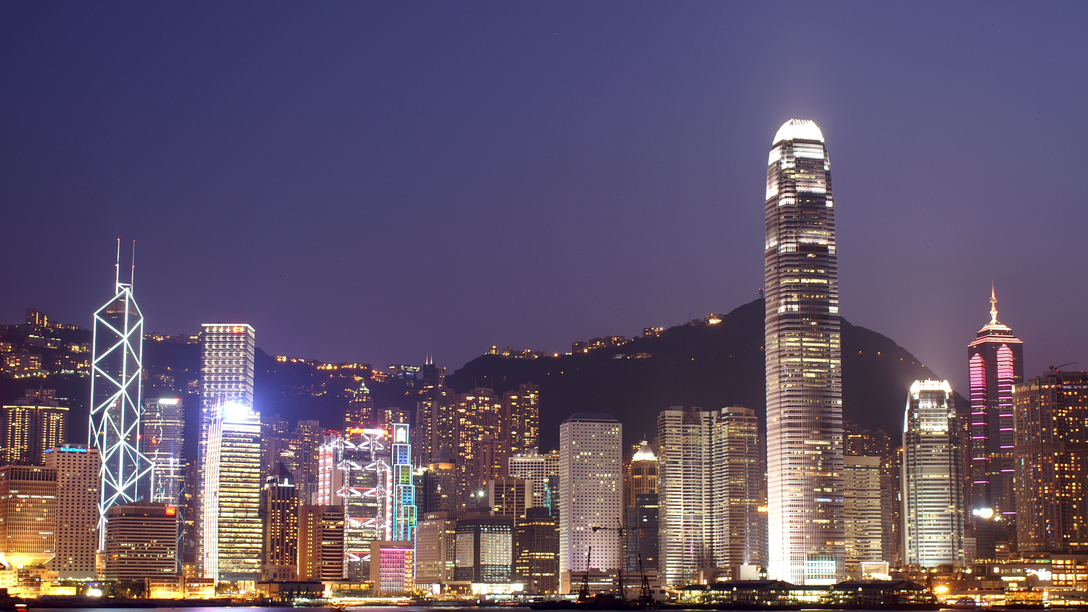 Hong Kong at night