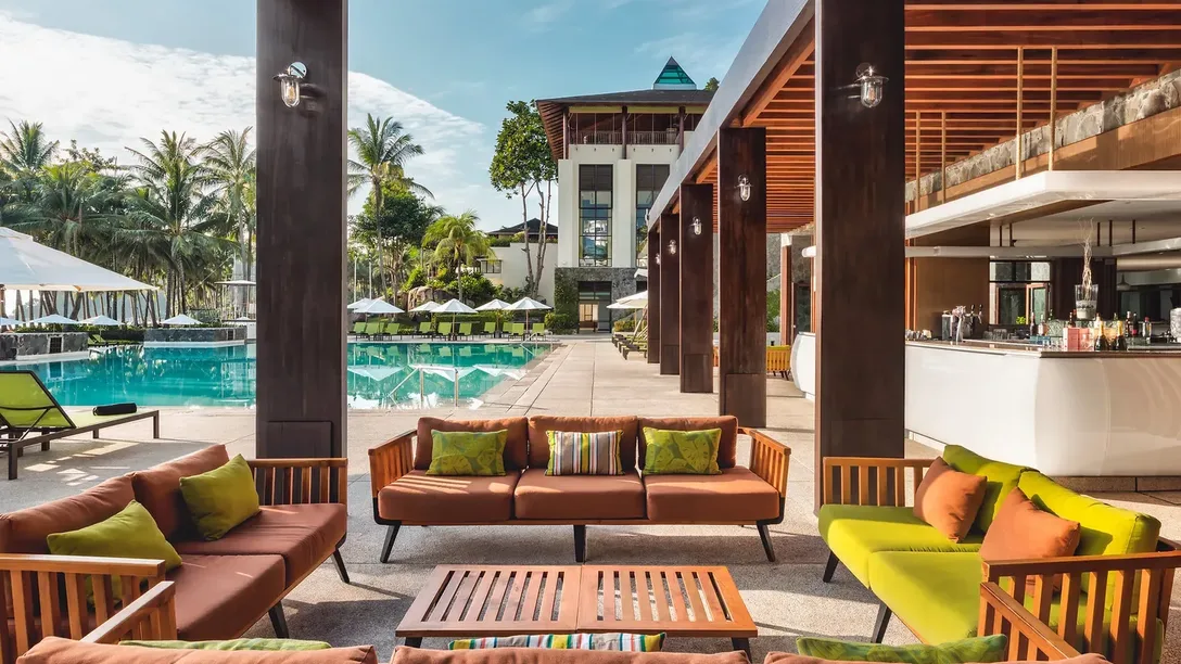 Club med Bintan Island resort pool area