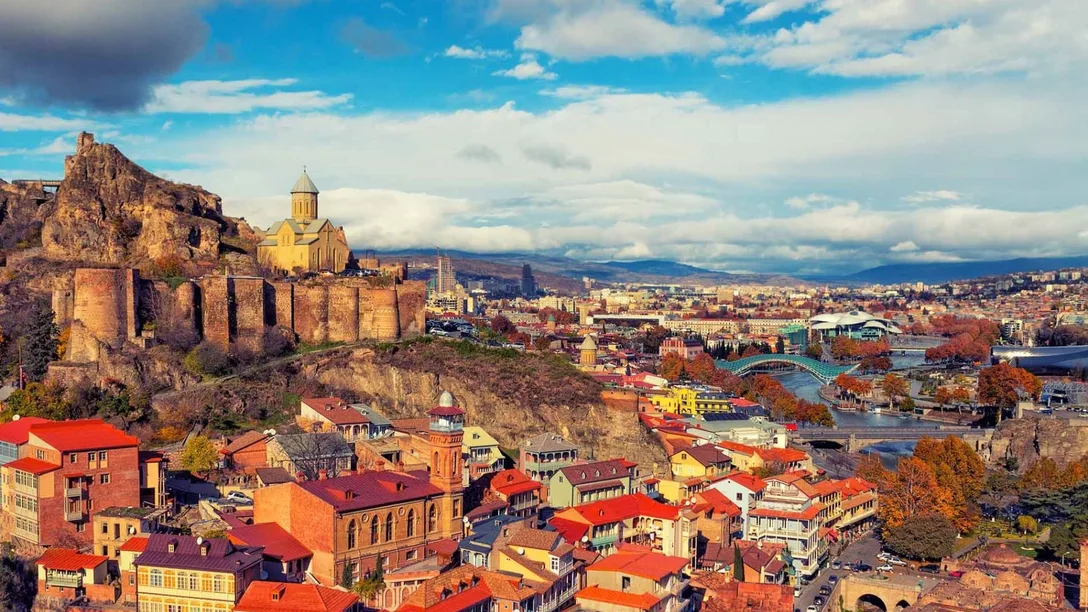 Georgia - Tbilisi - aerial