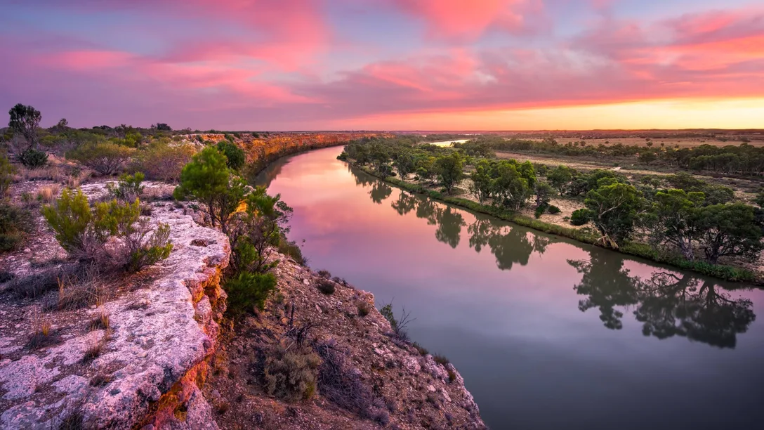 Murray River sunset