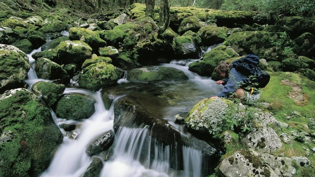 Cradle-Mountain-Tasmania-waterfall