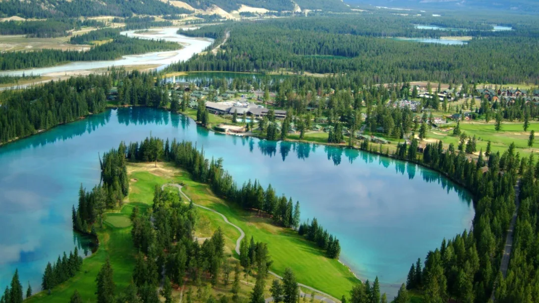 Banff-aerial-Canada