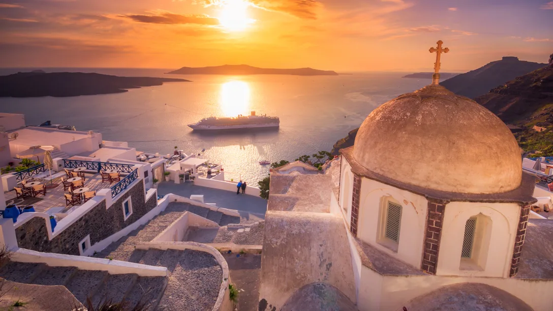 Greece sunset
