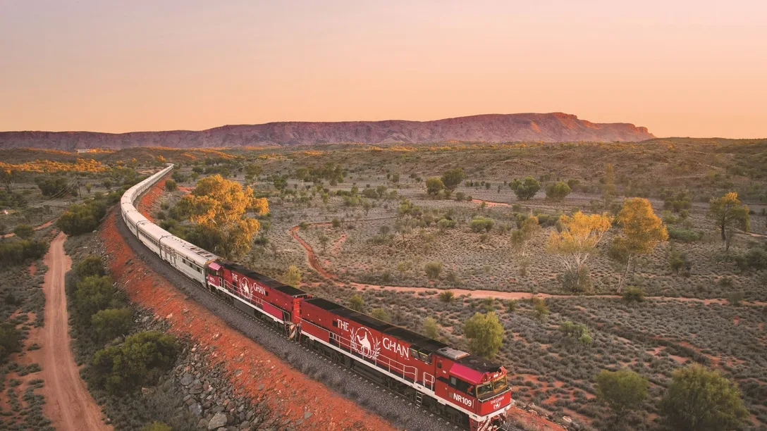 Journey Beyond - Ghan alice springs and ranges jpg
